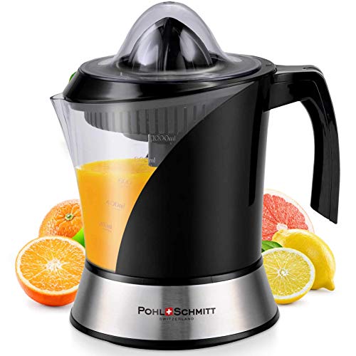 Pohl+Schmitt Deco-Line Citrus Juicer Machine Extractor - Large Small, Black