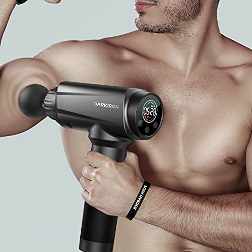 Massage Gun, Muscle Massager Gun Deep Tissue Percussion Black