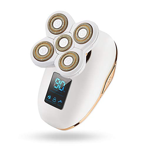 Electric Razor for Women Painless Leg Shaver Hair 1 Count (Pack of 1), White