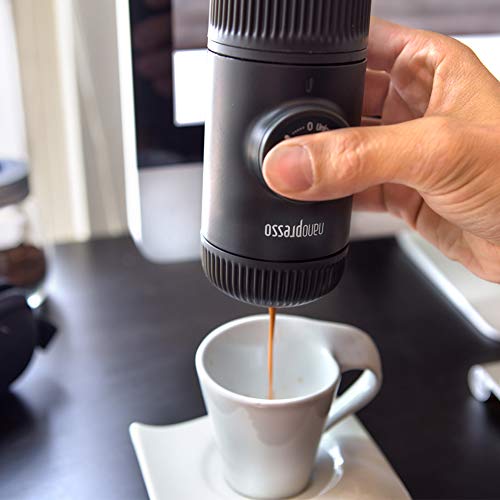Wacaco Nanopresso Portable Espresso Maker, Upgrade Version of Black