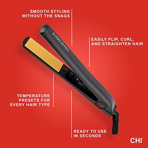 CHI Original Ceramic Hair 1 Count (Pack of 1), Professional Black