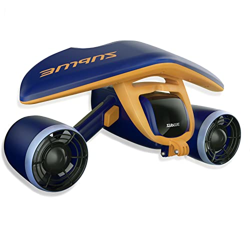 sublue WhiteShark Mix Underwater Scooter Dual Motors, Action Camera SpaceBlue