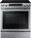 Samsung - 5.8 Cu. Ft. Electric Self-Cleaning Slide-In Range with Convection...