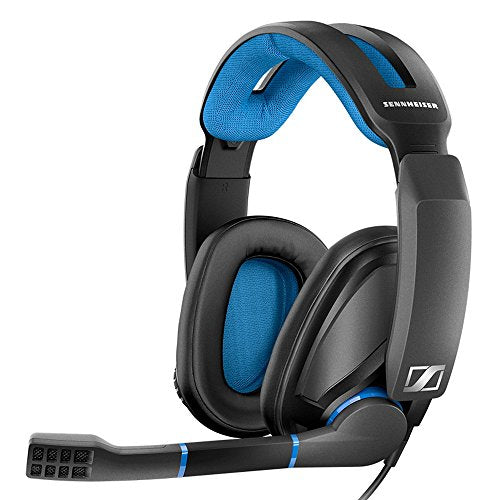 Sennheiser GSP 300 - Closed Back Gaming Headset for PC, Mac, Black and Blue