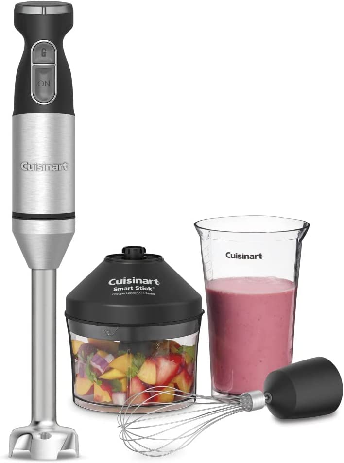 Cuisinart CSB-179 Smart Stick Variable Speed Hand Blender, Stainless Steel