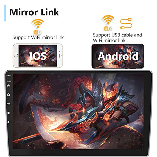 Android 10.1 Double Din 10 Inch Car Stereo Audio HD 1080P 10 inch Radio 1+16G