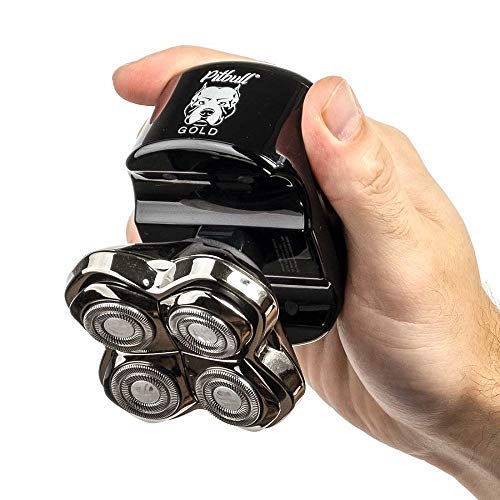 Skull Shaver Pitbull Gold PRO Head for 1 Count (Pack of 1), Black