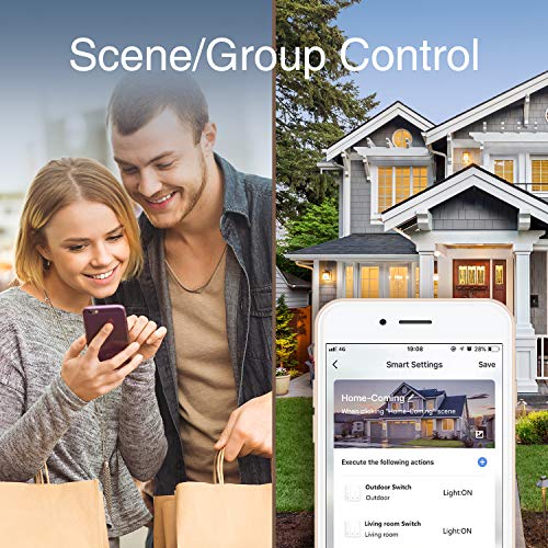 Smart Dimmer Switch, Gosund WiFi Light Switch Compatible 1 Pack, White