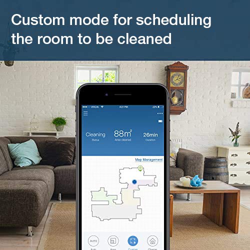 ECOVACS DEEBOT OZMO 920 2in1 Mopping Robotic Vacuum with Laser Large, Black