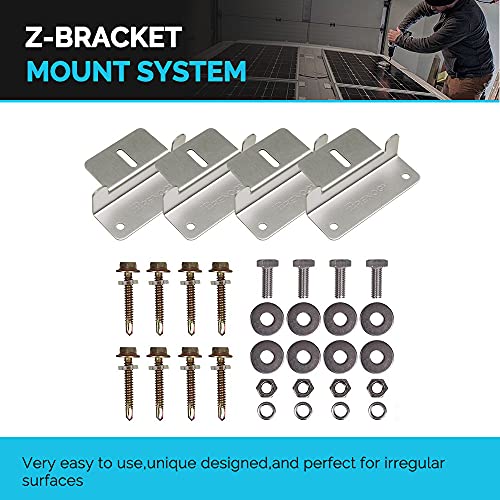 Renogy 100 Watts 12 Volts Monocrystalline Solar 100W Panel+30A PWM Controller