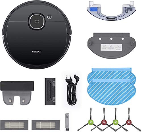 ECOVACS DEEBOT OZMO 920 2in1 Mopping Robotic Vacuum with Laser Large, Black