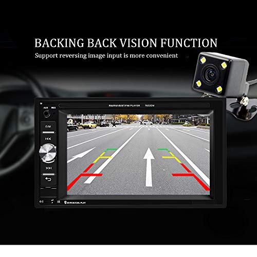 UNITOPSCI Car Multimedia Player - Double Din, Bluetooth Audio and Calling,...