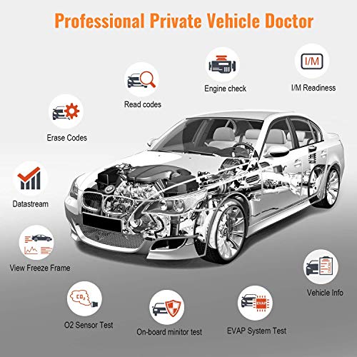 AUTOPHIX OBD2 Scanner Enhanced OM126P Vehicle Code Reader Auto orange