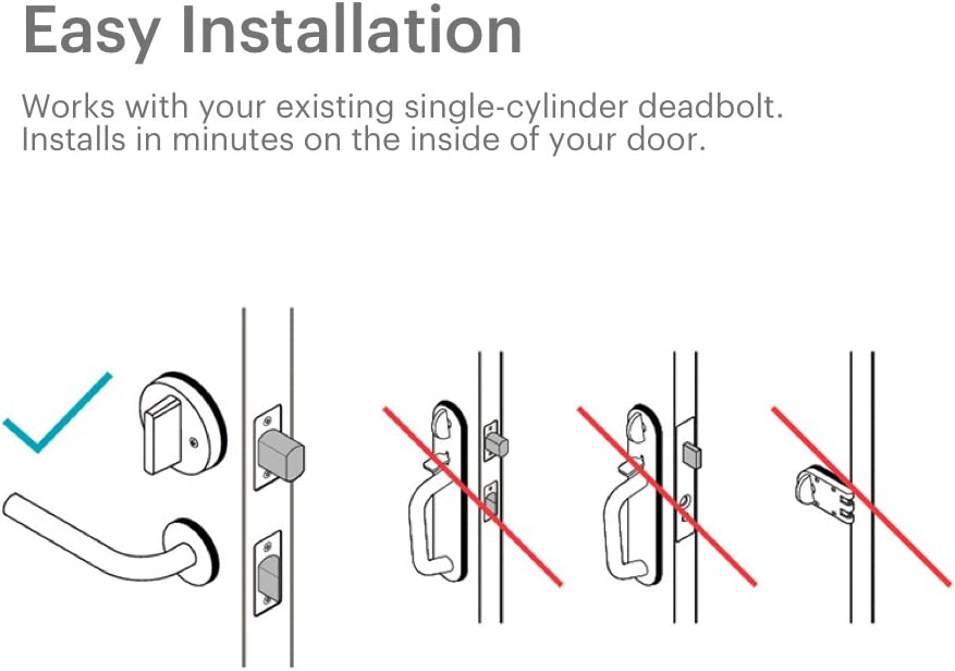 August Smart Lock Pro + Connect Hub - Wi-Fi for 100, Silver