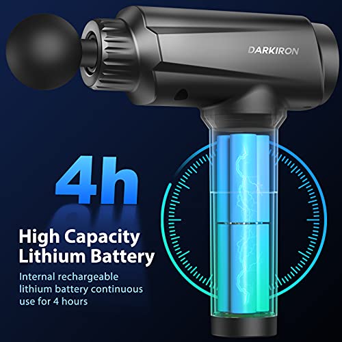 Massage Gun, Muscle Massager Gun Deep Tissue Percussion Black