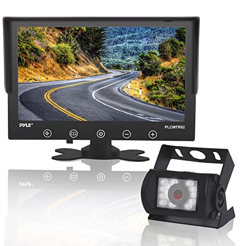 Upgraded 2017 Backup Rear View Car Truck Camera & Monitor 0 inches, Black