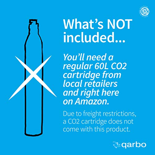 Twenty39 Qarbo - Sparkling Water Maker and Fruit Infuser - Premium Bronze