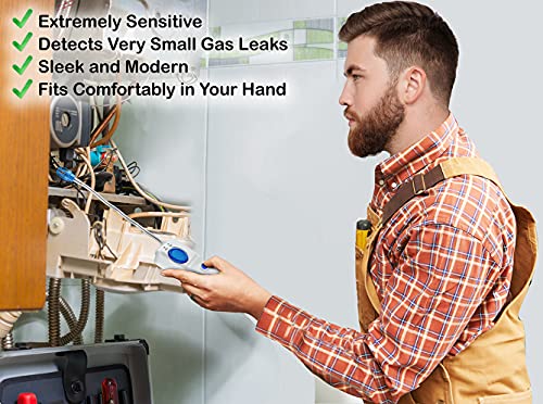 GasKnight PRO Natural Gas Leak Detector & Propane Battery Operated...