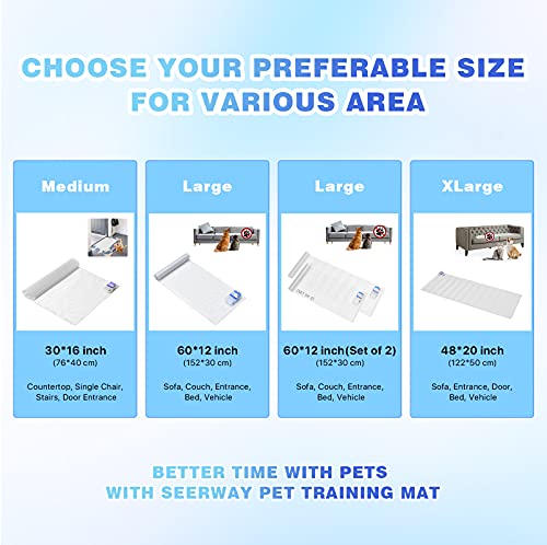 Scat Pet Shock Mat Indoor Upgraded, Safe Training One Piece 60"x 12"