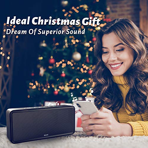 DOSS SoundBox XL 32W Bluetooth Home Speakers, 20W Louder Volume, DSP Black