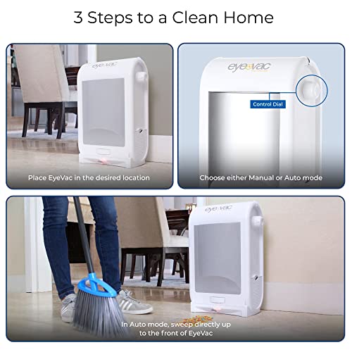 EyeVac PRO Touchless Stationary Vacuum - 1400 Watts Designer White