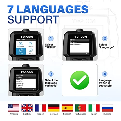 OBD2 Scanner, Code Reader TOPDON AL300 All ArtiLink 300, Black