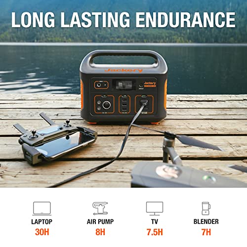 Jackery Portable Power Station Explorer 500, 518Wh Outdoor Solar Black