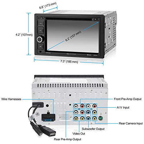 Boss Audio Systems BV9364B Car Stereo DVD Player - With Out Rear Cam, Black