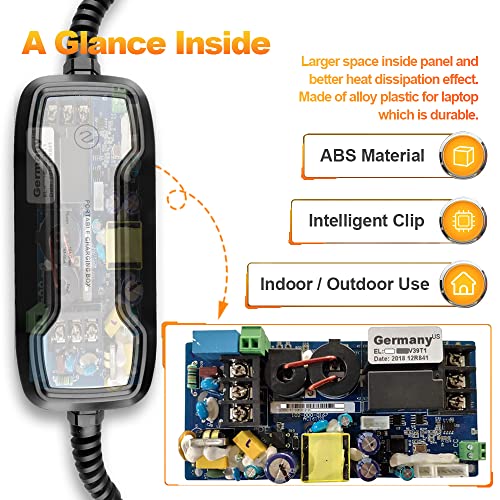 BESENERGY EV Charger Level 1/2 Switchable Current 10/16A NEMA 6-20 Plug 1