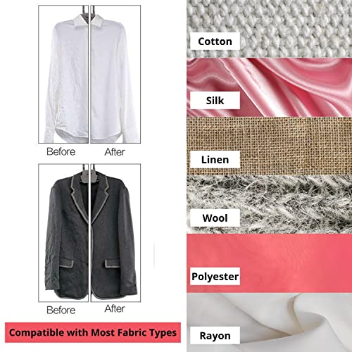 SALAV GS18-DJ Standing Garment Steamer 14.2 in x 11.4 x 65.0 in, Black