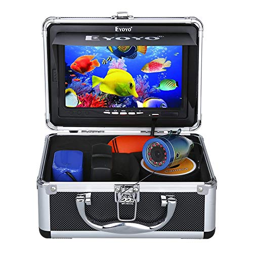 Eyoyo Portable 7 inch LCD Monitor Fish 15m/49ft, 7 Infrared Lights(15m)
