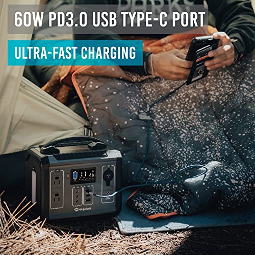 NinjaBatt Portable Power Station, 280Wh Backup Lithium Battery with 300W
