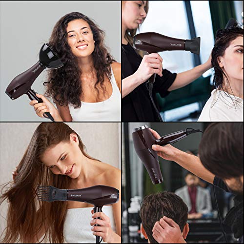 2000 Watt Hair Dryers, Xpoliman 1 Count (Pack of 1), Brown/Purple