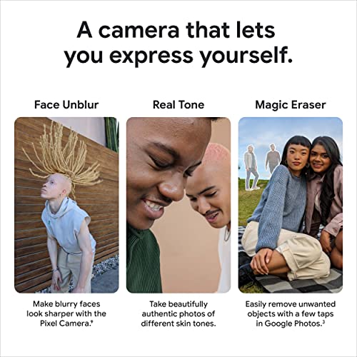 Google Pixel 6a - 5G Android Phone - Unlocked Smartphone with 12 Chalk