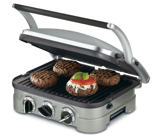 Cuisinart GR-4NP1 GR-4N 5-in-1 Griddler, 13.5"(L) x 11.5"(W) x 7.12"(H)