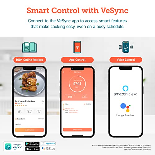 COSORI Air Fryer Oven Combo 7 Qt, Countertop 7 QT-Air Oven, Black