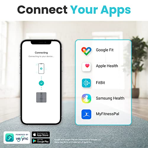 Etekcity Smart WiFi Body Fat Scale, FSA HSA Approved Accurate Dark Blue