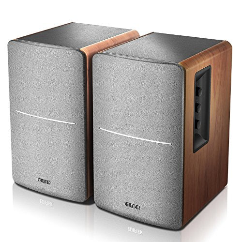 Edifier R1280DB Powered Bluetooth Bookshelf Speakers - Optical Wood Grain