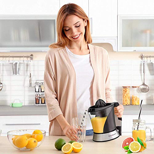 Pohl+Schmitt Deco-Line Citrus Juicer Machine Extractor - Large Small, Black