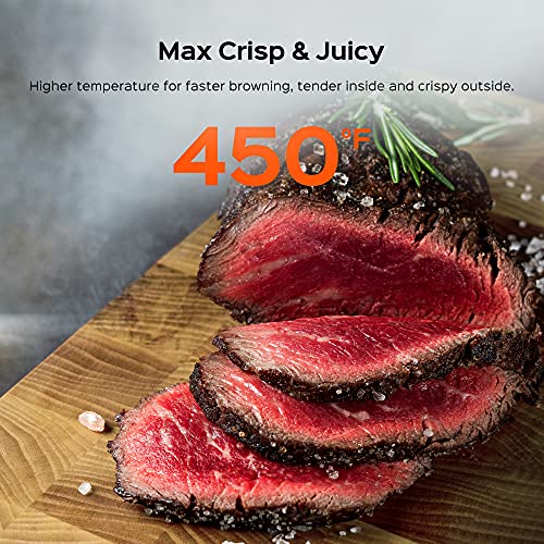 Dreo Air Fryer - 100℉ to 450℉, 4 Quart Hot Oven Cooker with 50 4L, Black