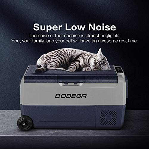 BODEGA 12 Volt Car Refrigerator, Portable Freezer, 36L, T 38 Quart (36L)