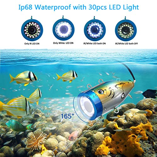 Fishing Camera, Anysun Underwater Camera with DVR 9 9'' 30m/100ft+DVR