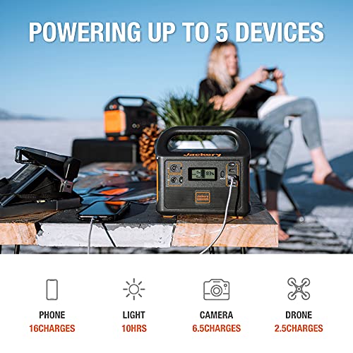 Jackery Portable Power Station Explorer 160, 167Wh Lithium Battery Black
