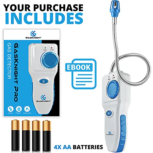 GasKnight PRO Natural Gas Leak Detector & Propane Battery Operated...