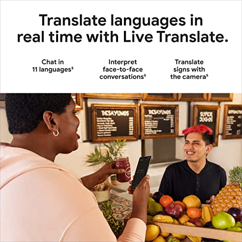 Google Pixel 6a - 5G Android Phone - Unlocked Smartphone with 12 Charcoal