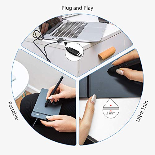 XP-Pen G430S OSU Tablet Ultrathin Graphic 4 x 3 inch Digital Tablet...