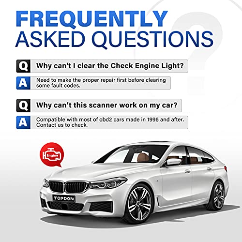 OBD2 Scanner, Code Reader TOPDON AL300 All ArtiLink 300, Black