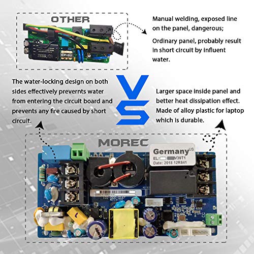 Morec 40Amp EV Charger Level 2 NEMA14-50 220V-240V Portable PCD040, with LCD