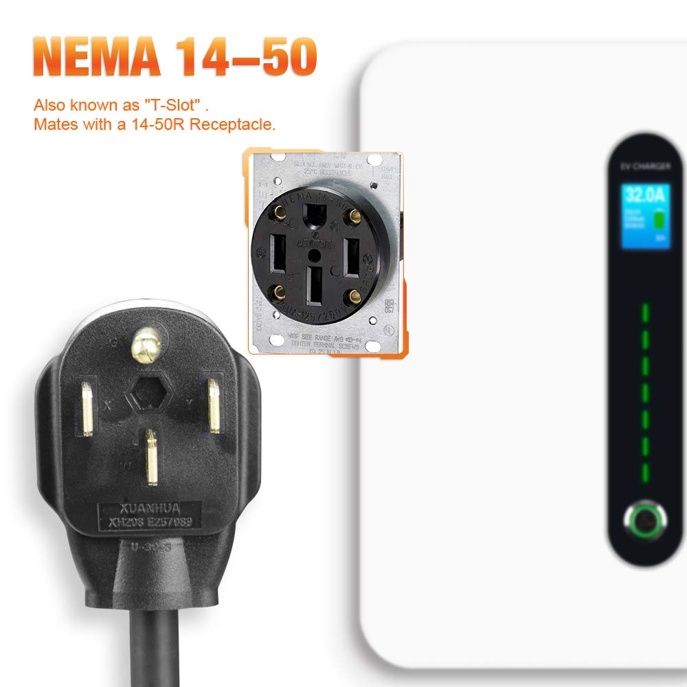 BESENERGY EV Charging Station 32 Amp Level 2 Electric Vehicle Charger EVSE...