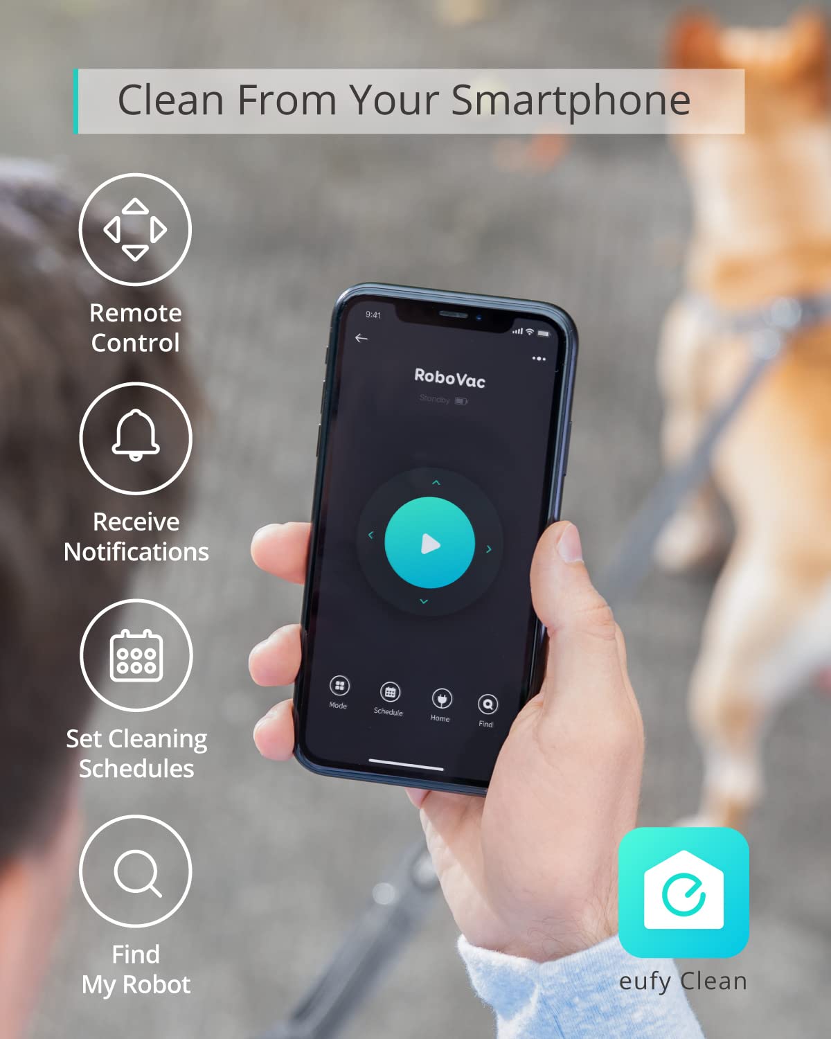 eufy by Anker, BoostIQ RoboVac 15C MAX, Wi-Fi Connected Robot Vacuum Black